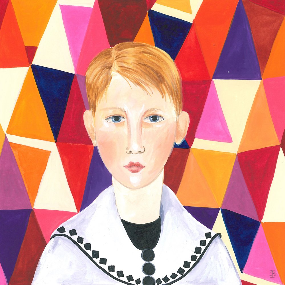 Portrait géométrique - Isabelle Brent