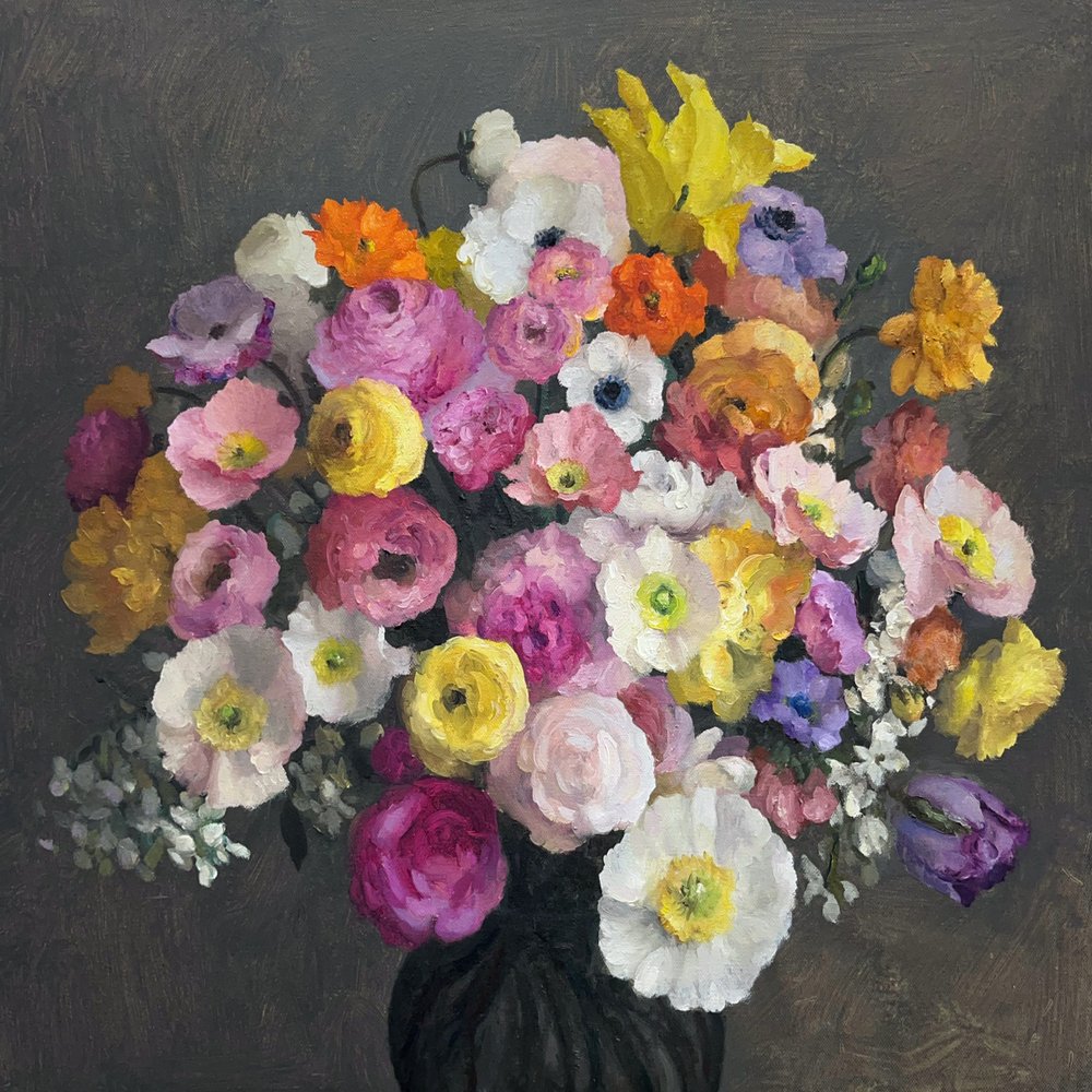 Bouquet floral éclatant - James Zamora