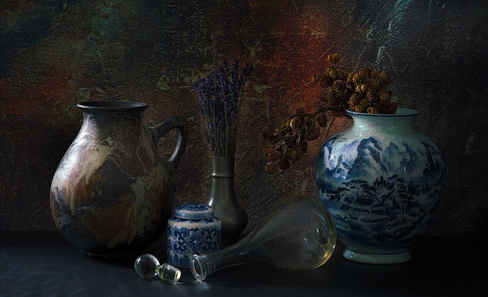Nature morte classique avec poteries - Jan van der Linden