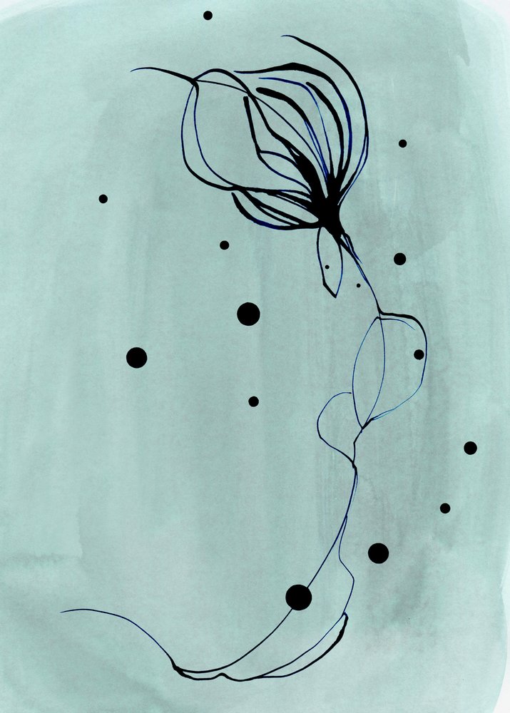 Lignes botaniques délicates - Jenja Braun