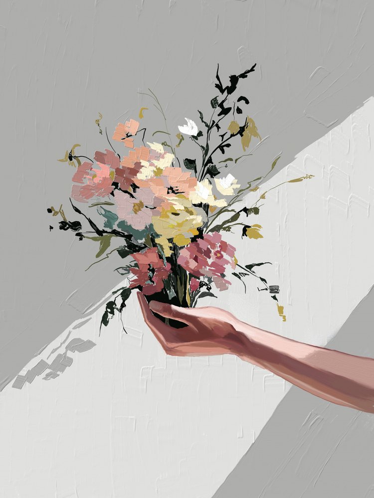 Des fleurs à la main - Jenna Alheit