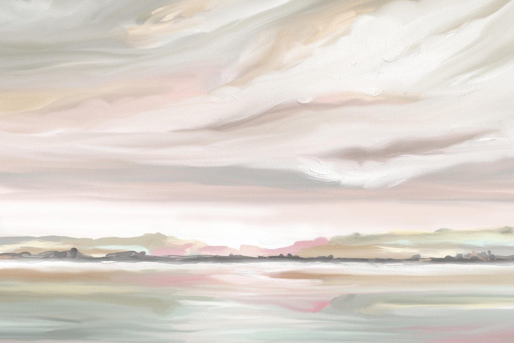 Paysage serein aux couleurs pastel - Jenna Alheit