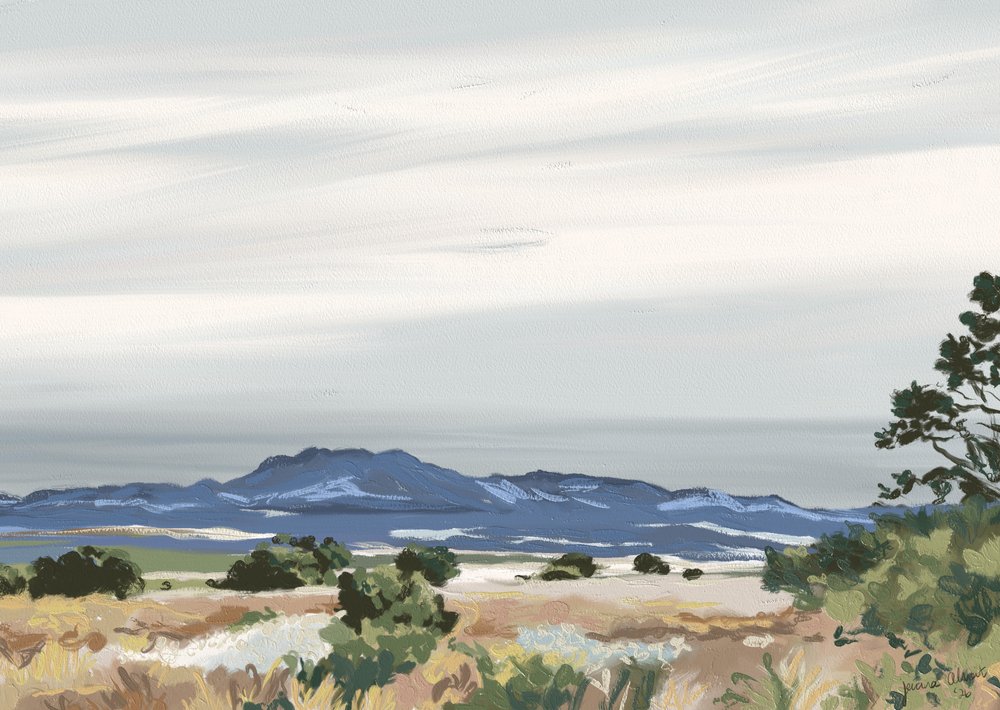 Vastes montagnes désertiques - Jenna Alheit