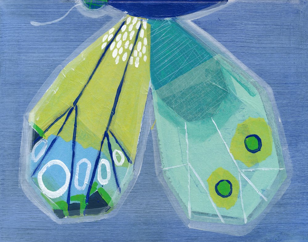 Papillon à gauche - Jenny Westenhofer