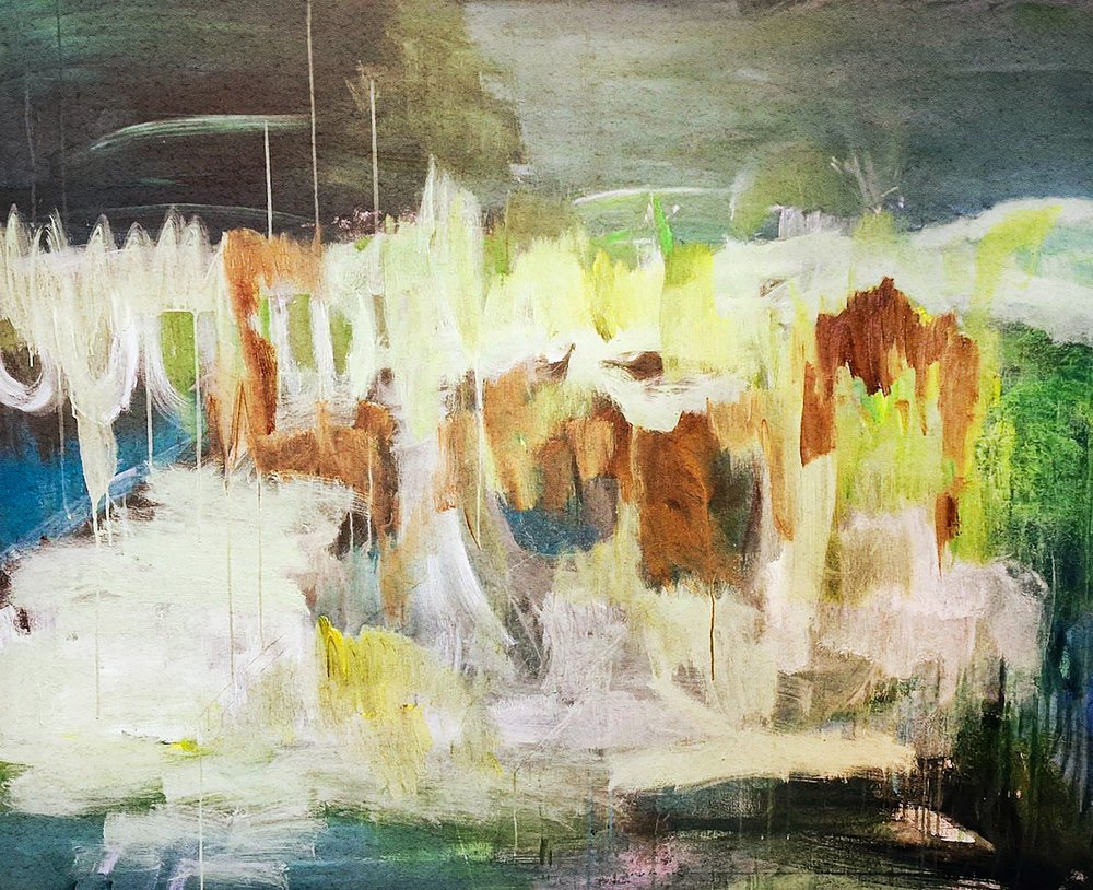 Paysage abstrait aux couleurs vives - Joackim Schou Dahle