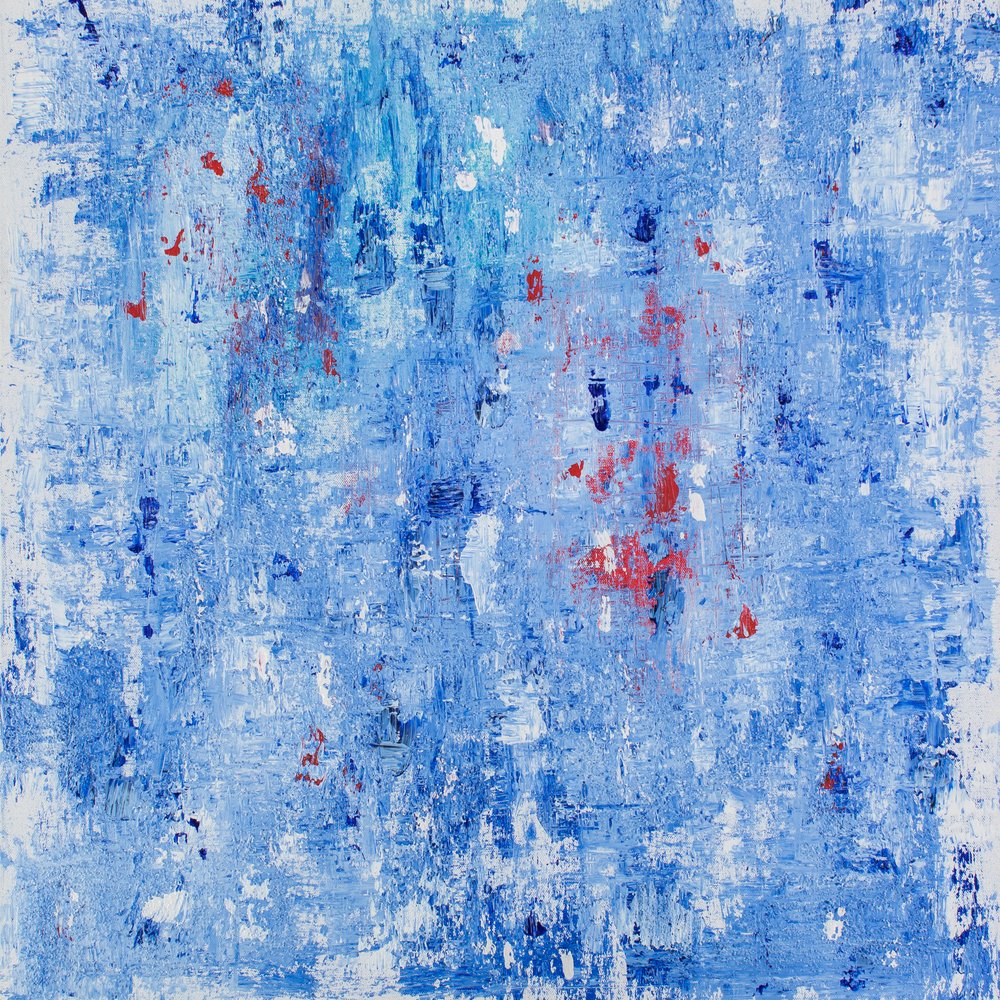 Abstrait bleu vif - Jonas Weikel