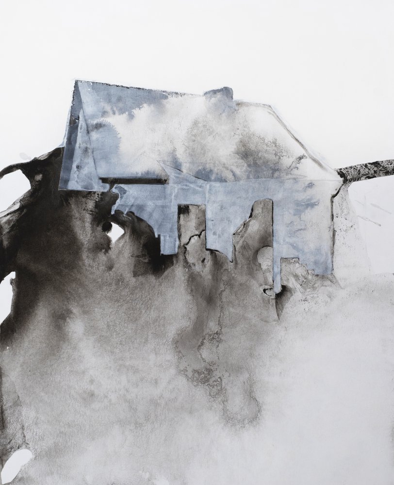 Maison abstraite en ruines - Joshua Hoskins