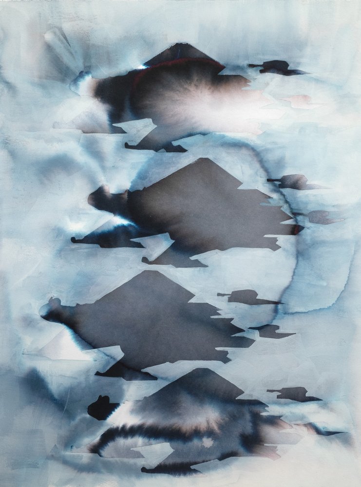 Sommets bleus fluides - Joshua Hoskins
