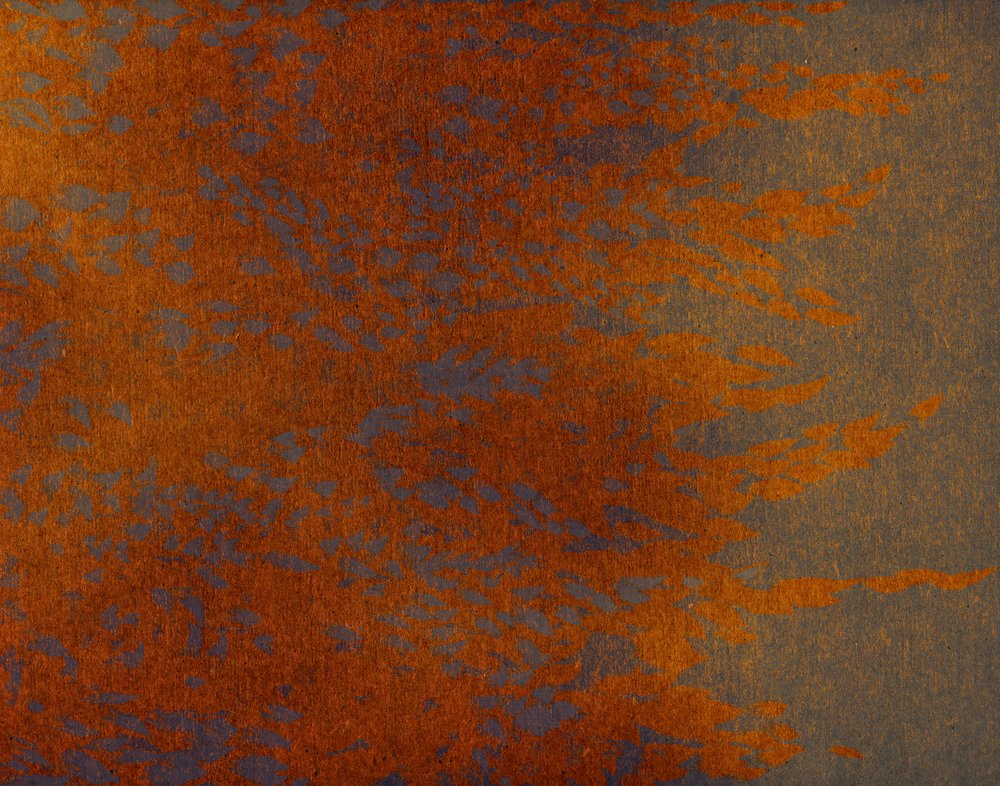Flux abstrait de rouille - Josie George