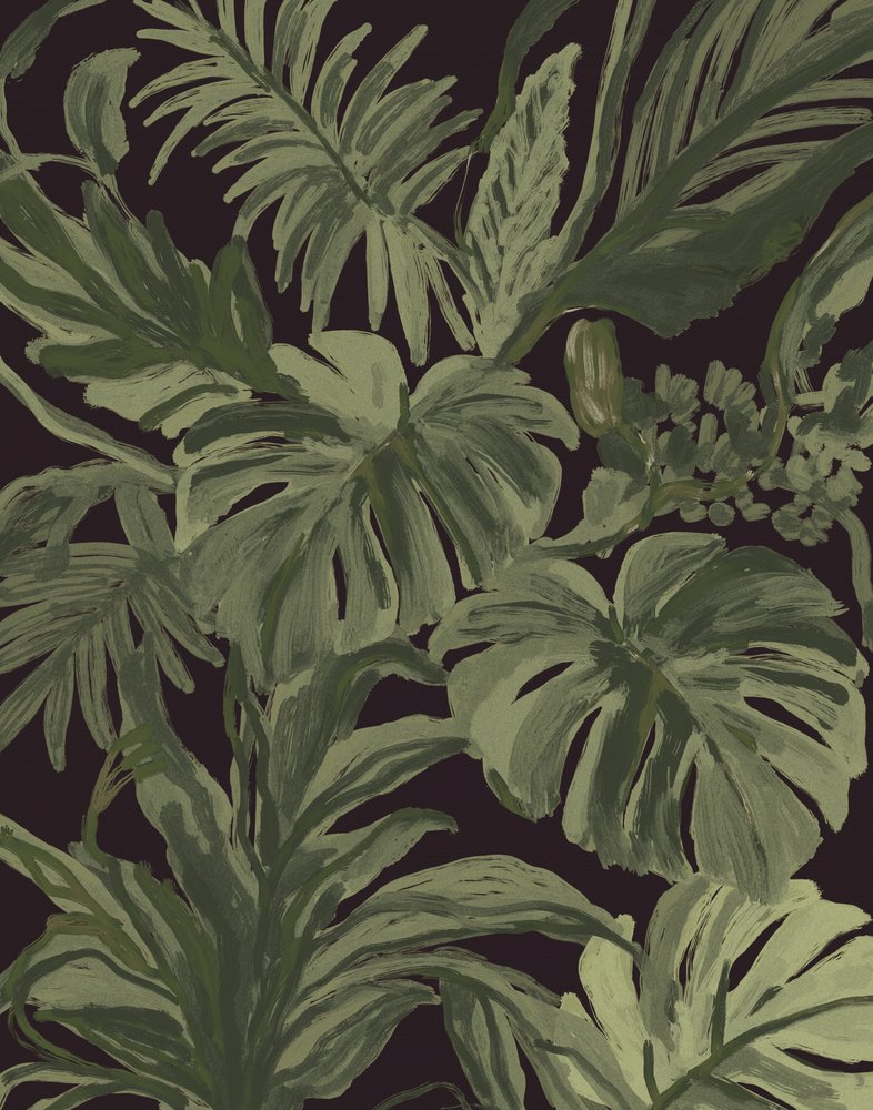 Feuillage tropical sombre - Josie George