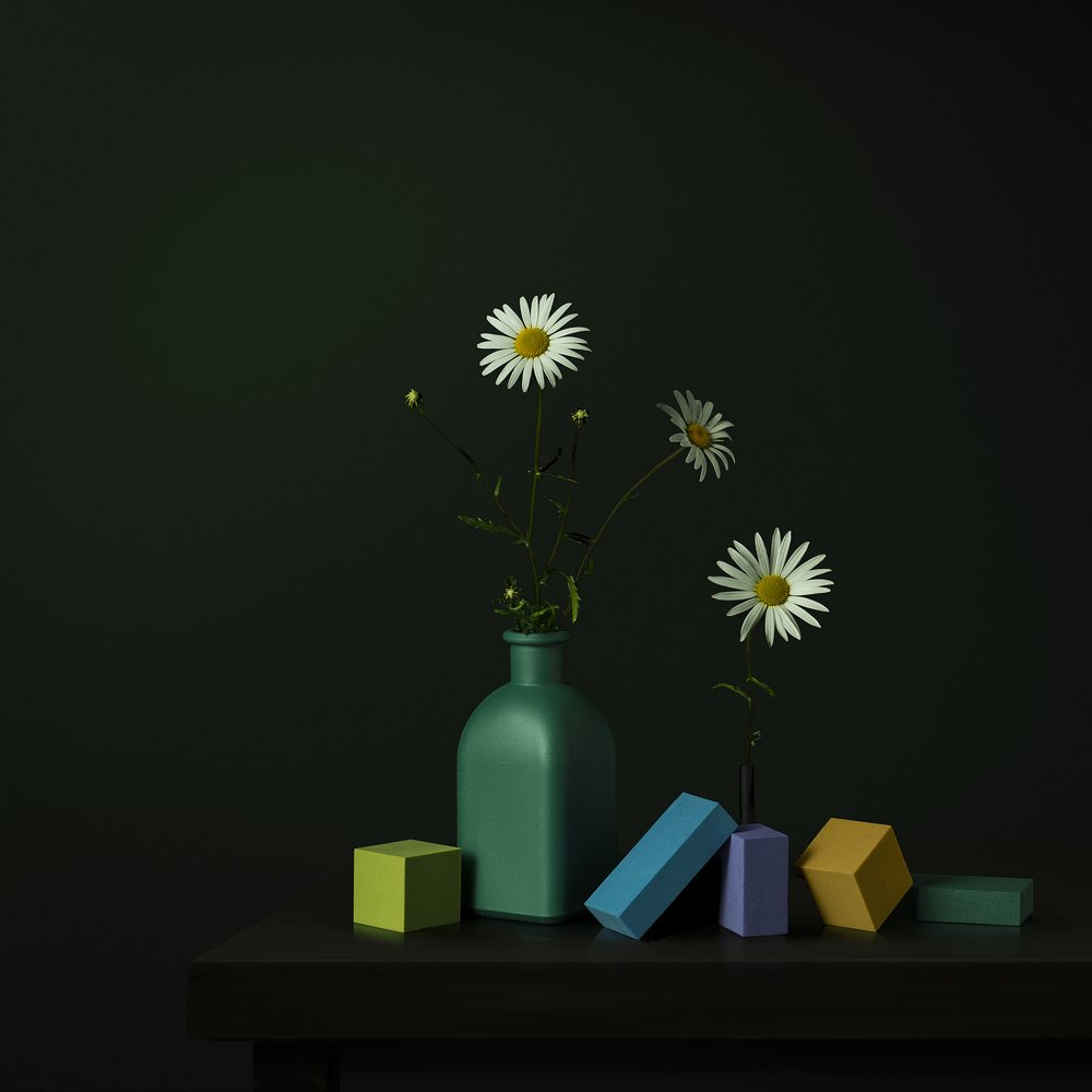 Vase « Daisy » à motifs géométriques - Juan Antonio Palacios
