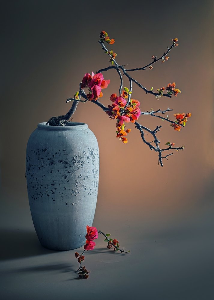 Composition florale zen - Judy Tseng