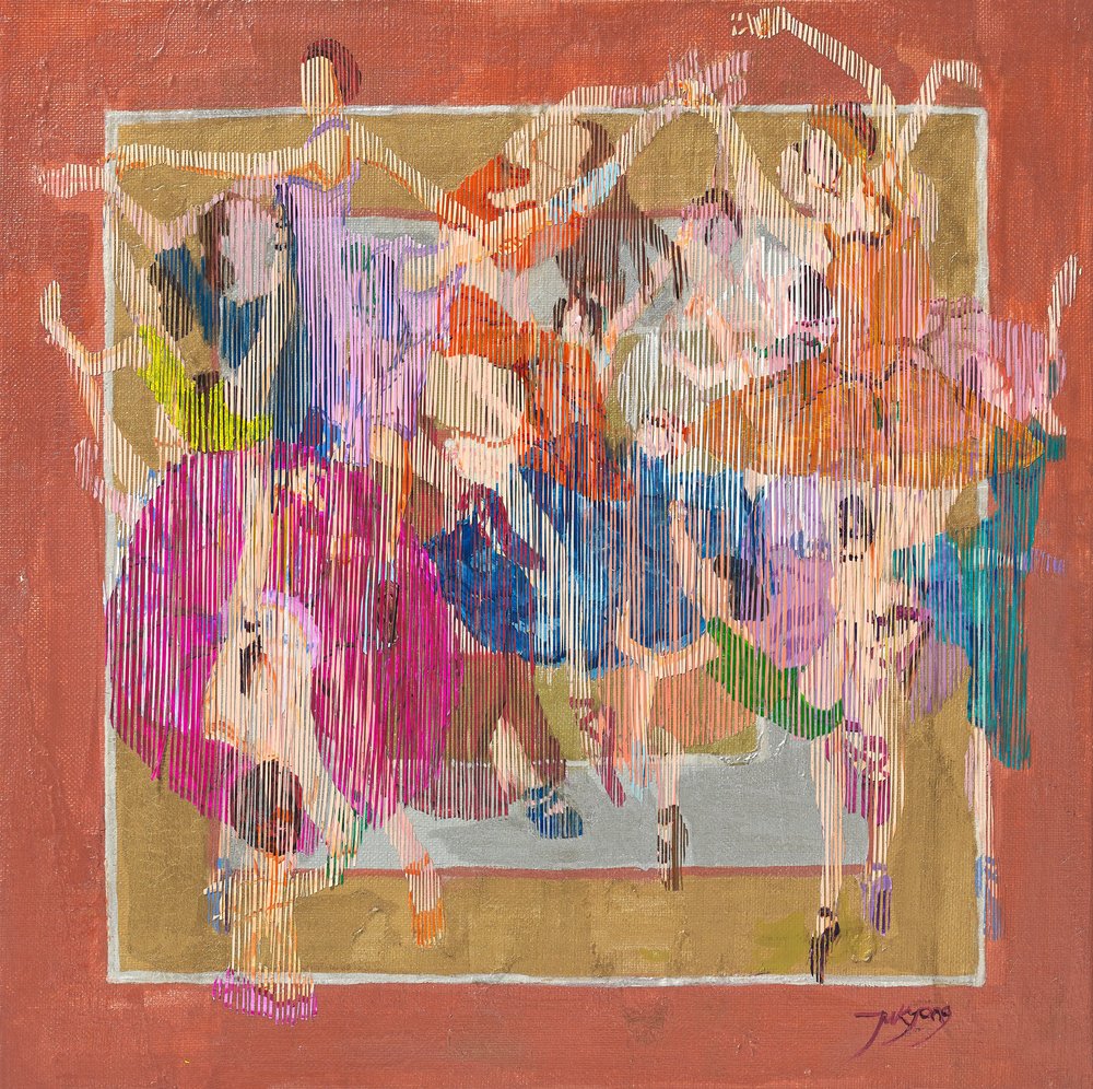Des danseurs hauts en couleur en pleine action - Jukyong Park