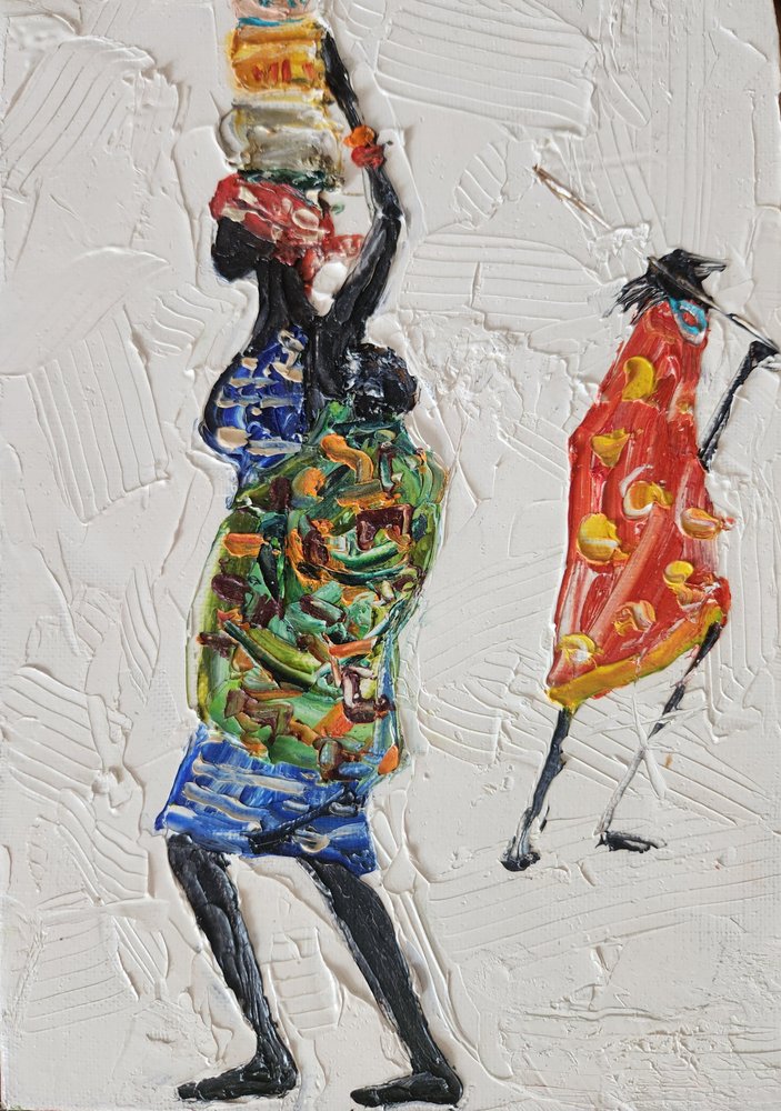 Des personnages africains pleins de vie - Jukyong Park