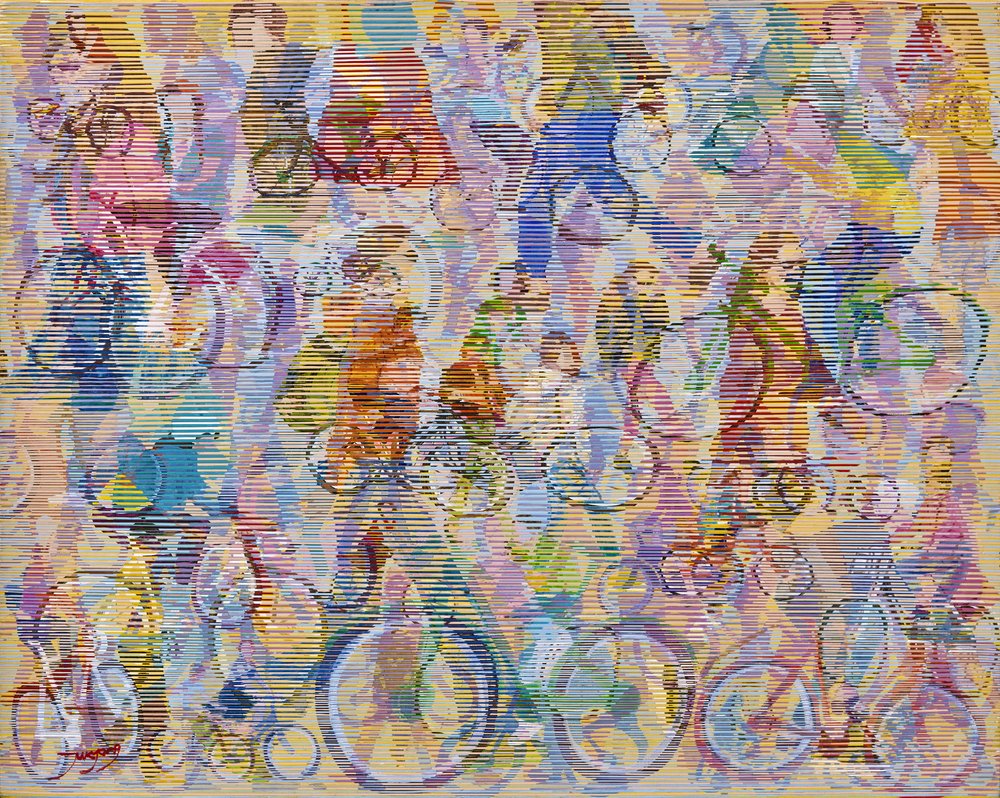 Un mouvement cycliste dynamique - Jukyong Park