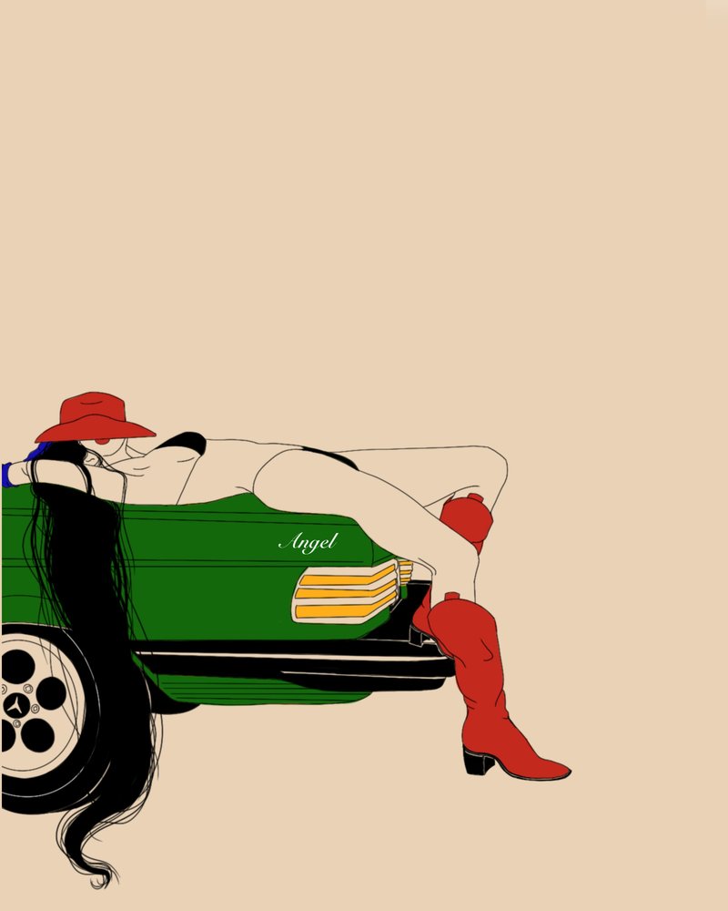 Modèle de voiture Red Hat - Juliana Kokolari