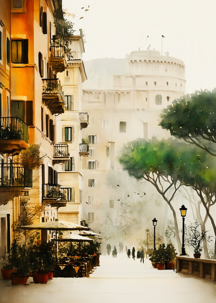 Une vue charmante sur Rome - Justyna Jaszke