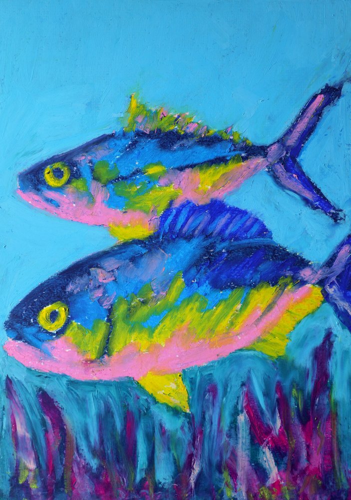Duo océanique coloré - Justyna Jaszke