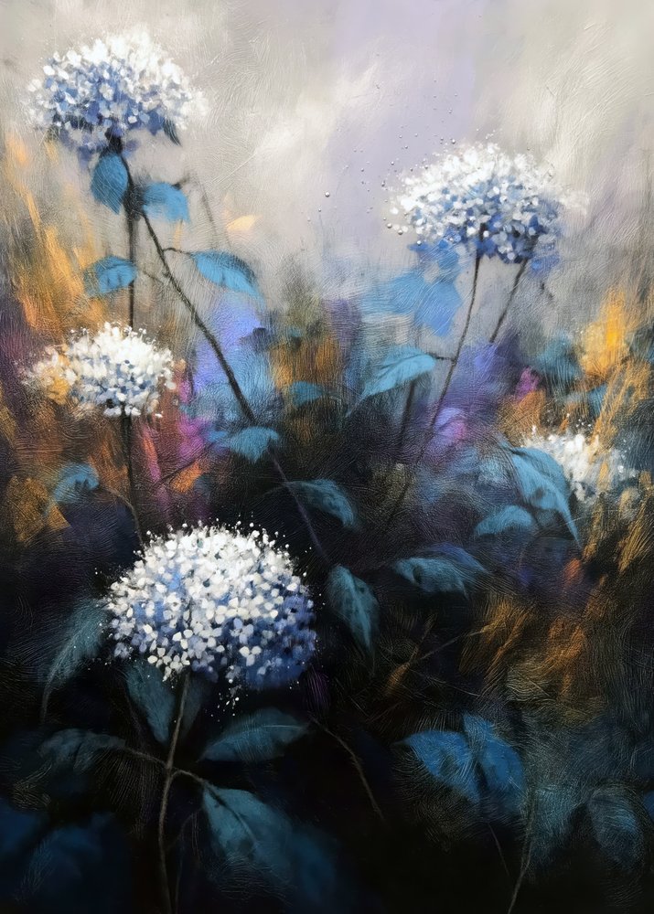 Fleurs bleues de rêve - Justyna Jaszke