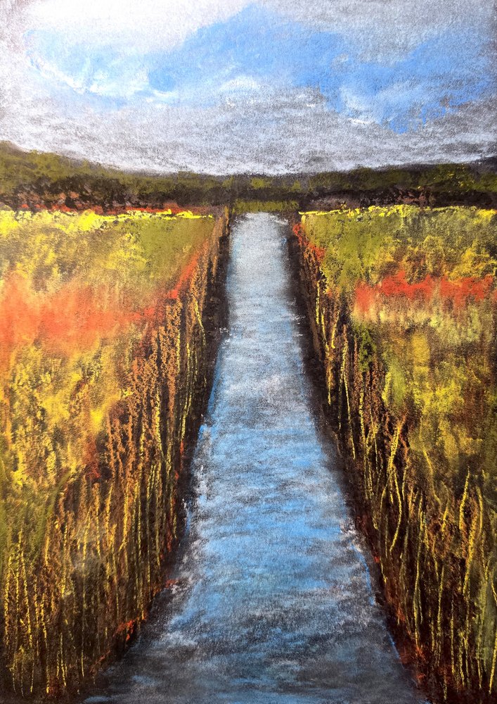Le sentier des champs dorés - Justyna Jaszke