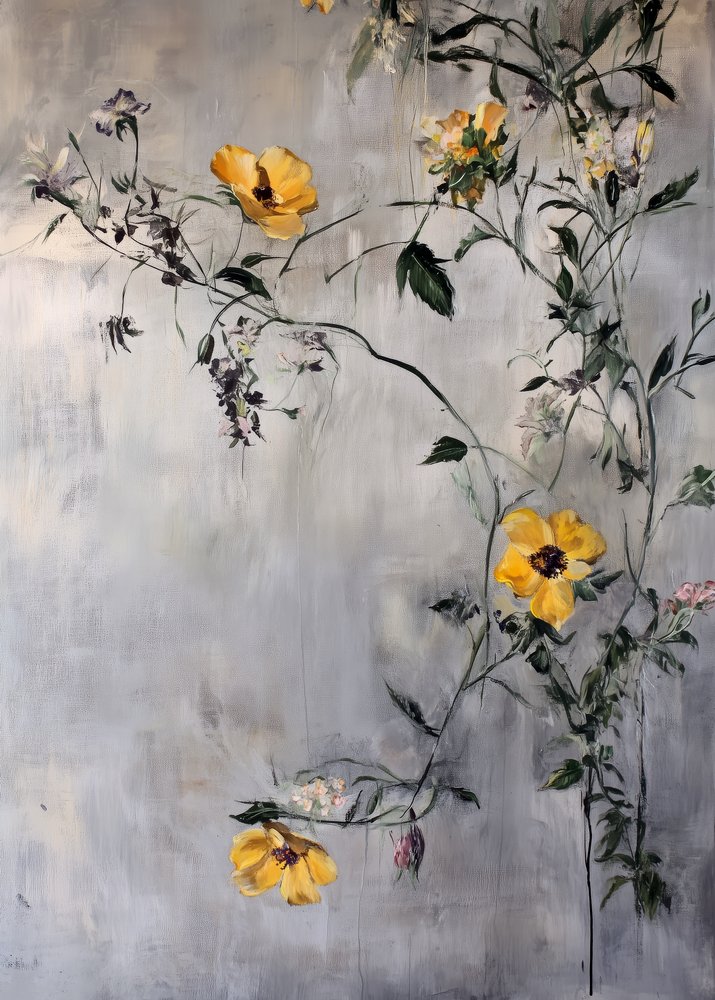 Fleurs jaunes retombantes - Justyna Jaszke
