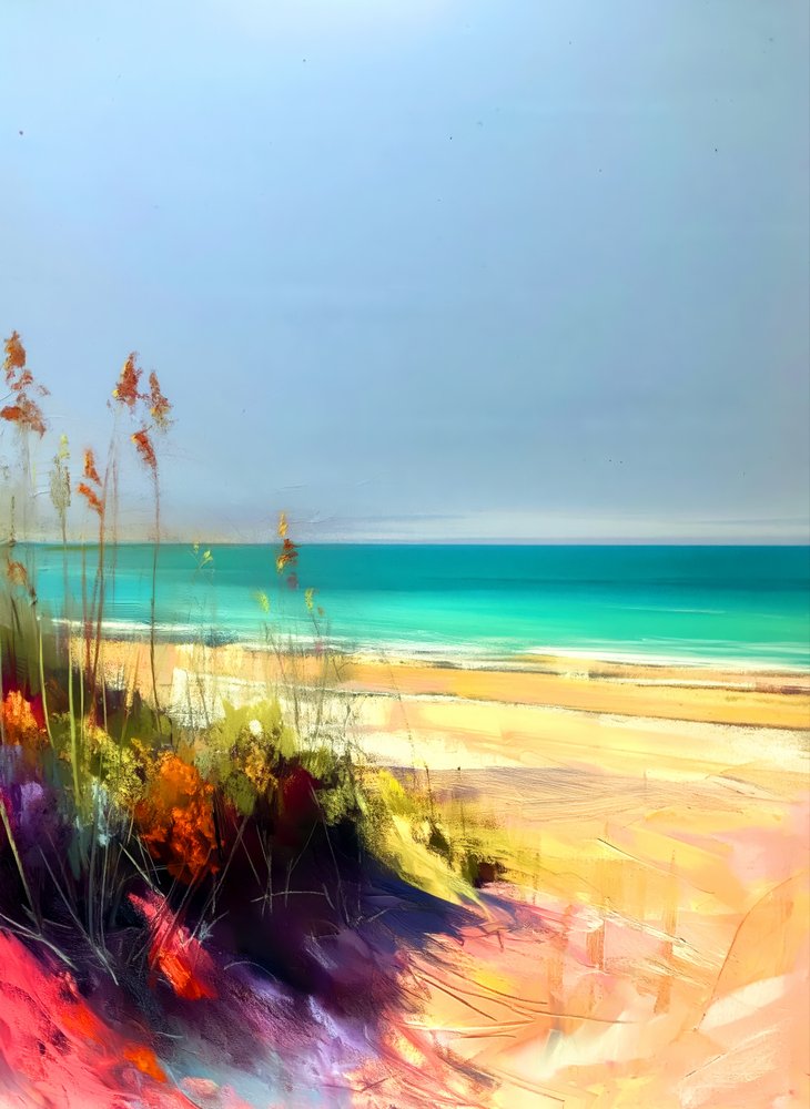 Des dunes de plage aux couleurs éclatantes - Justyna Jaszke