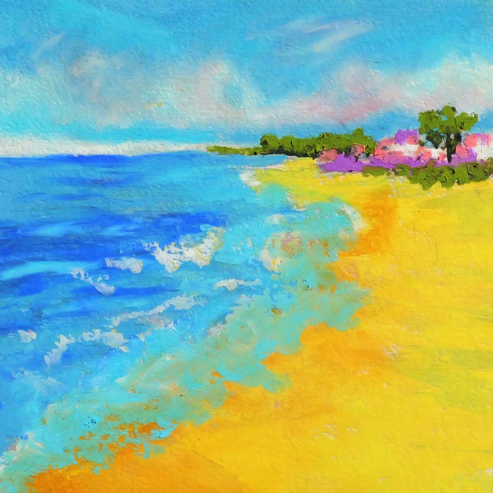 Vagues de plage vibrantes - Justyna Jaszke