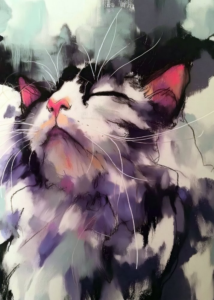 Rêve de chat plein de vie - Justyna Jaszke
