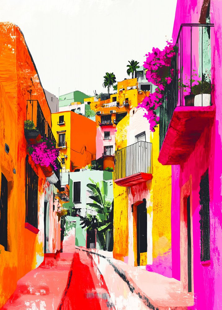 Une ruelle urbaine pleine de vie - Justyna Jaszke