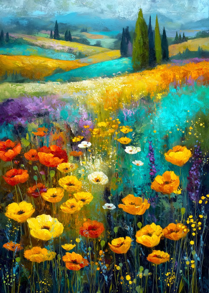 Des champs de coquelicots aux couleurs éclatantes - Justyna Jaszke