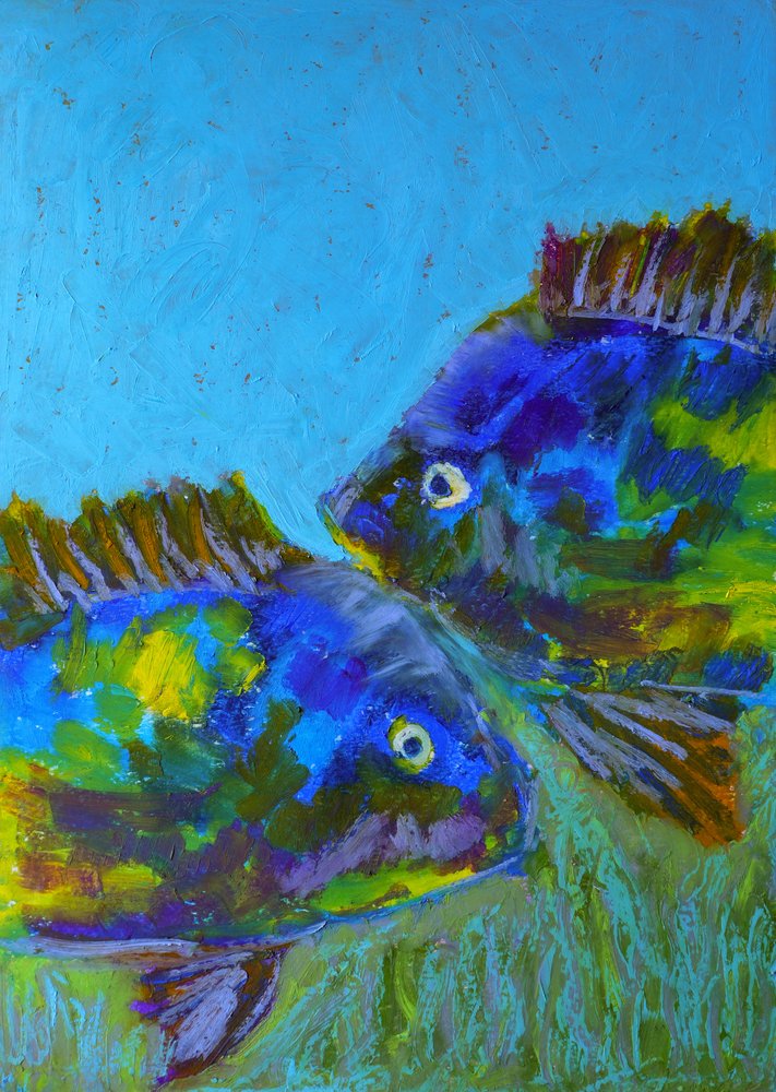 Poissons tropicaux vibrants - Justyna Jaszke