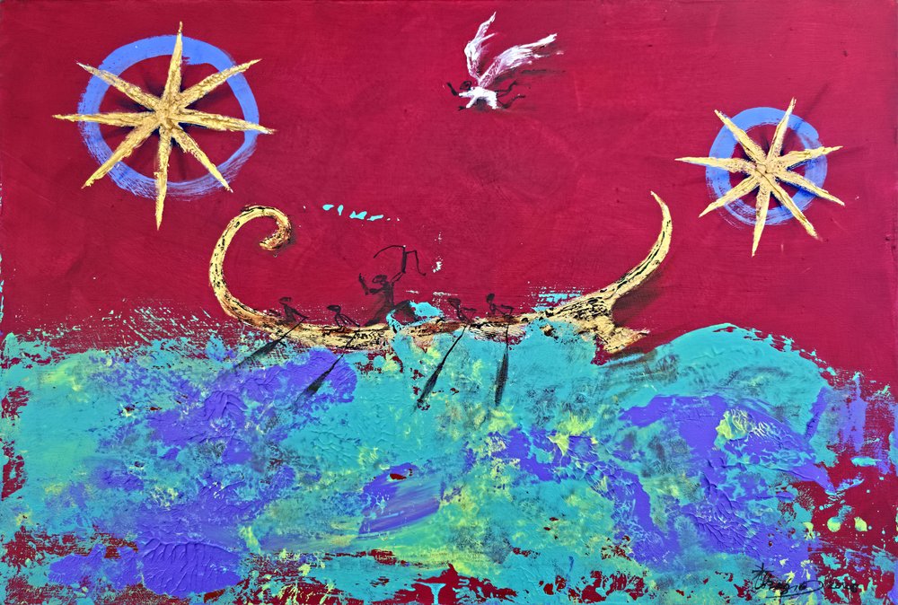 Ancien voyage maritime - Kanat Ibragimov
