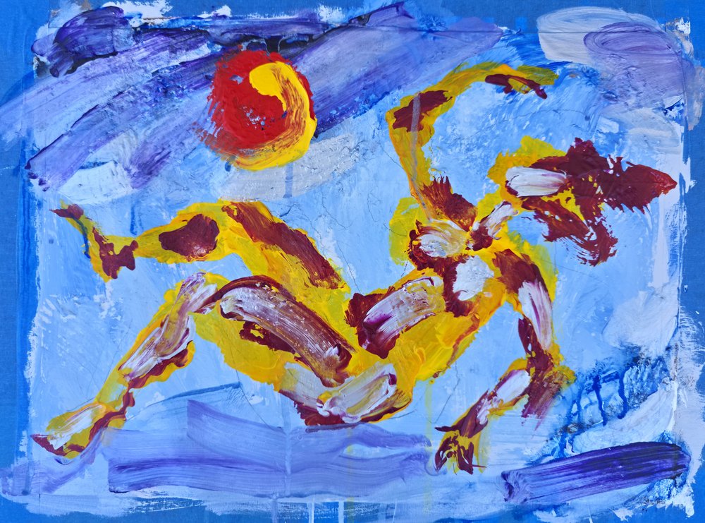 Figure abstraite dynamique - Kanat Ibragimov