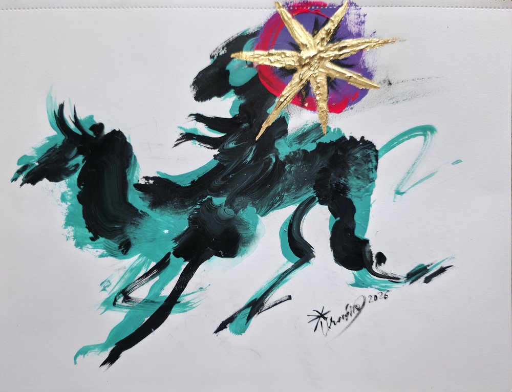 Le cheval doré plein d