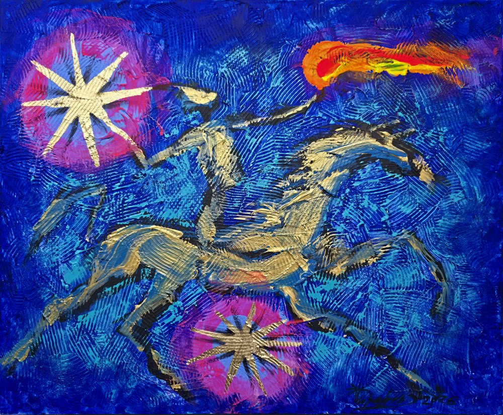 Le Cavalier cosmique fougueux - Kanat Ibragimov