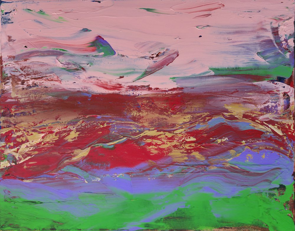 Paysage abstrait aux couleurs vives | Kanat Ibragimov