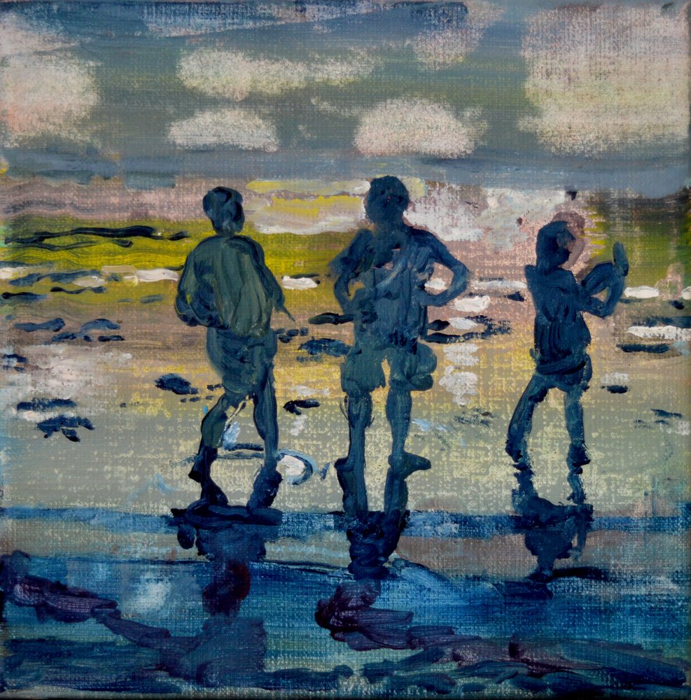 Reflets côtiers au coucher du soleil - Karin Bos