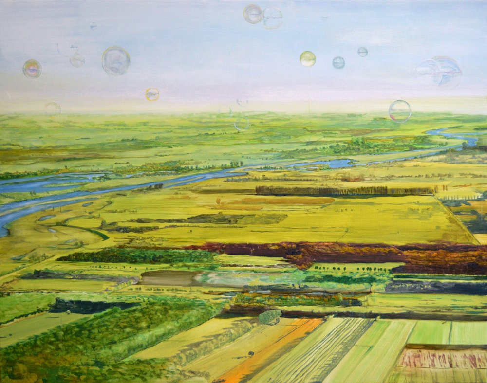 Paysage de bulles flottantes - Karin Bos