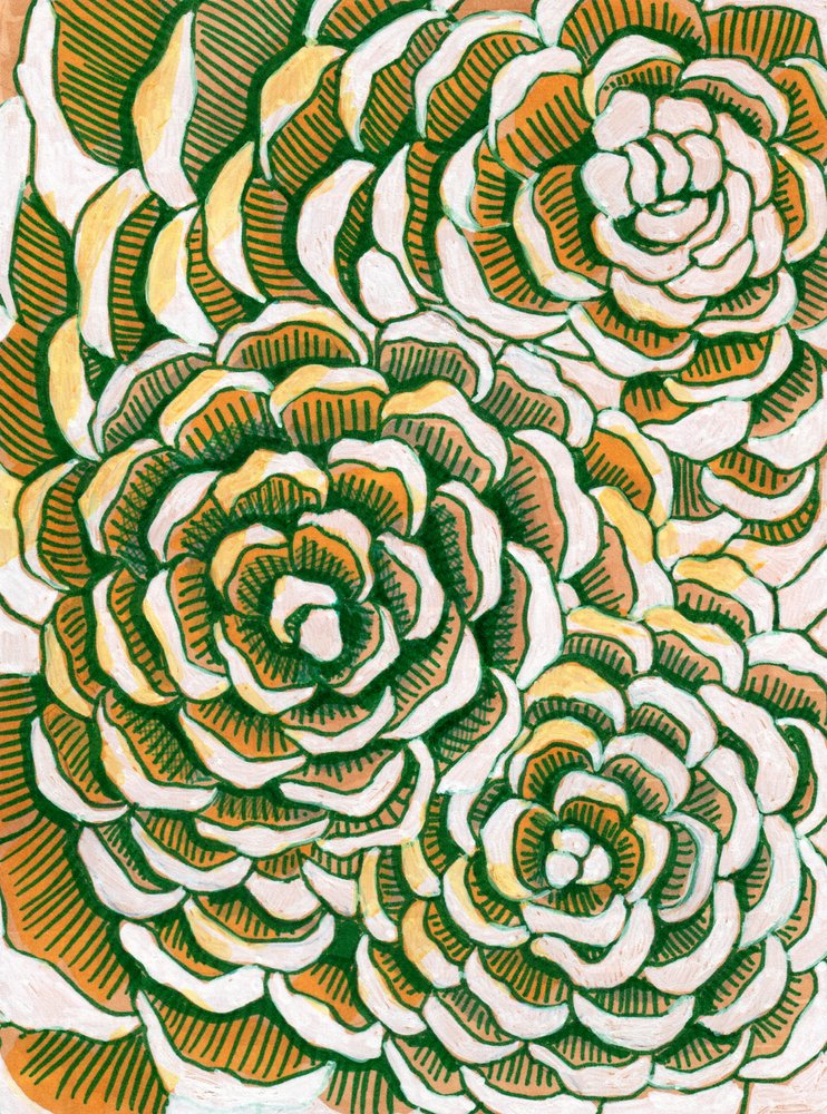 Couches florales terreuses - Katie O'Shea