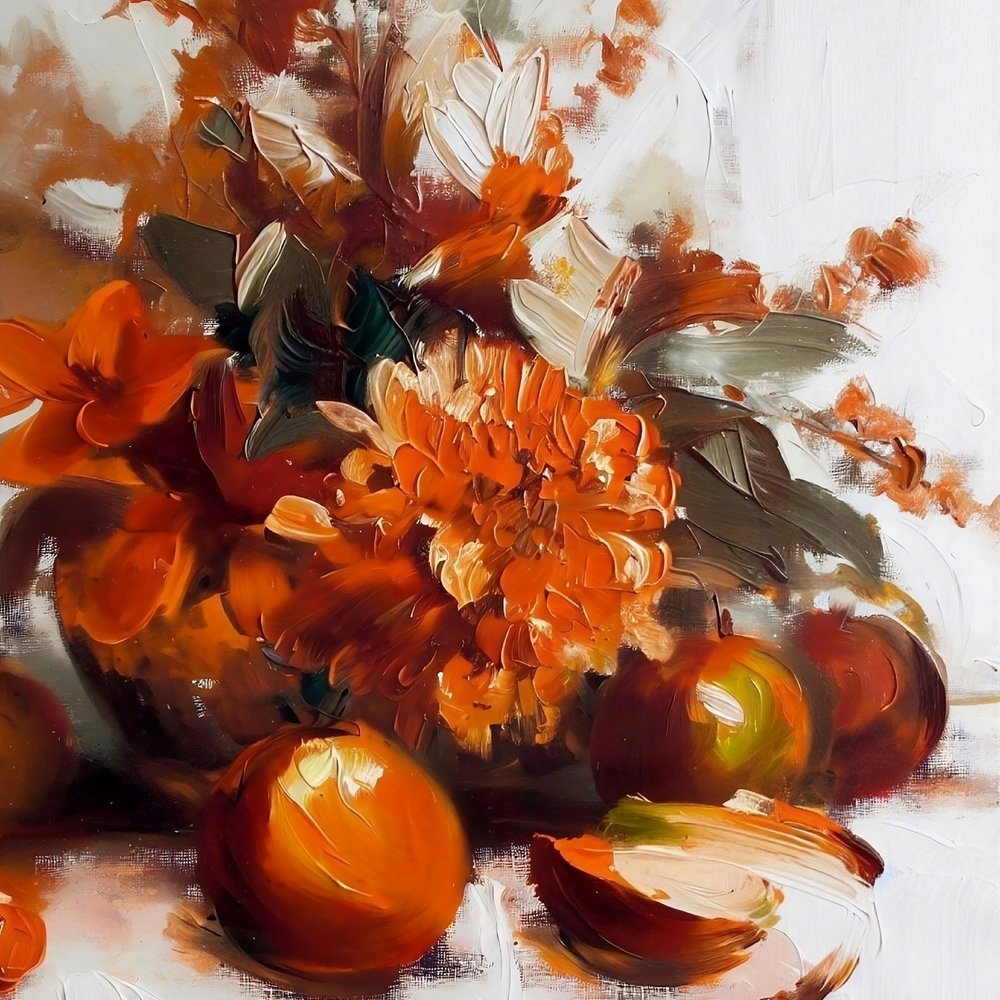 Nature morte à la récolte d