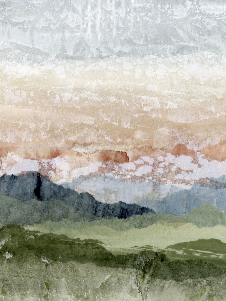 Teintes des montagnes (abstrait) - Lara Eckerman