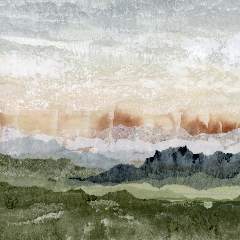 Abstrait de montagnes en couches - Lara Eckerman