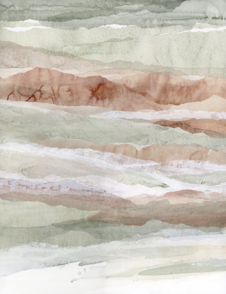 Des couches de montagnes aux teintes douces - Lara Eckerman