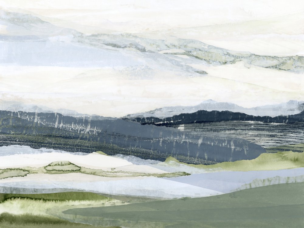 Paysage abstrait serein - Lara Eckerman
