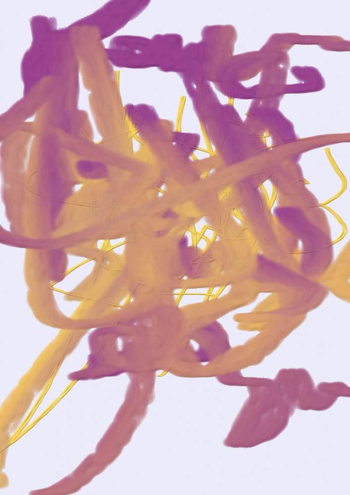 Flux abstrait et dynamique - Lembayung senja studio [Vintage Poster]