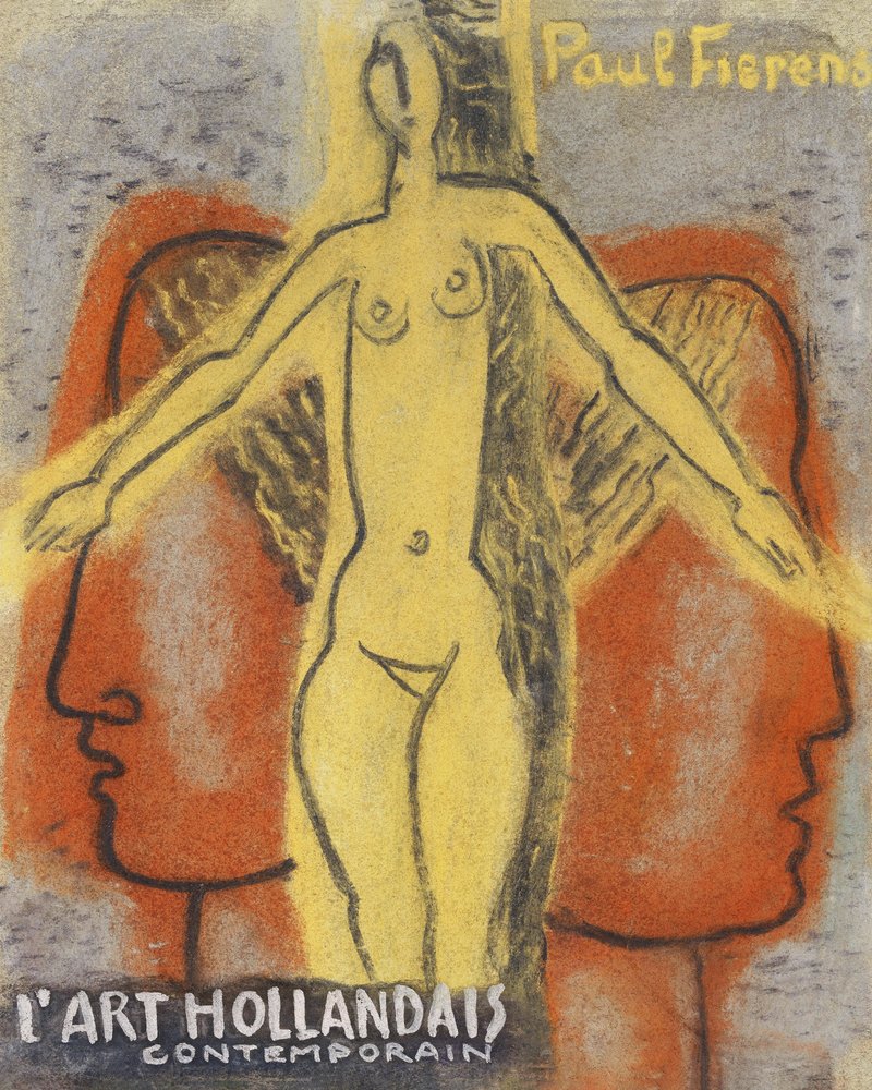 « Femme nue entre deux têtes d