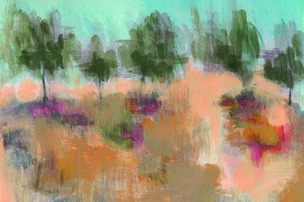 Paysage abstrait et onirique - Lori Ann Folz