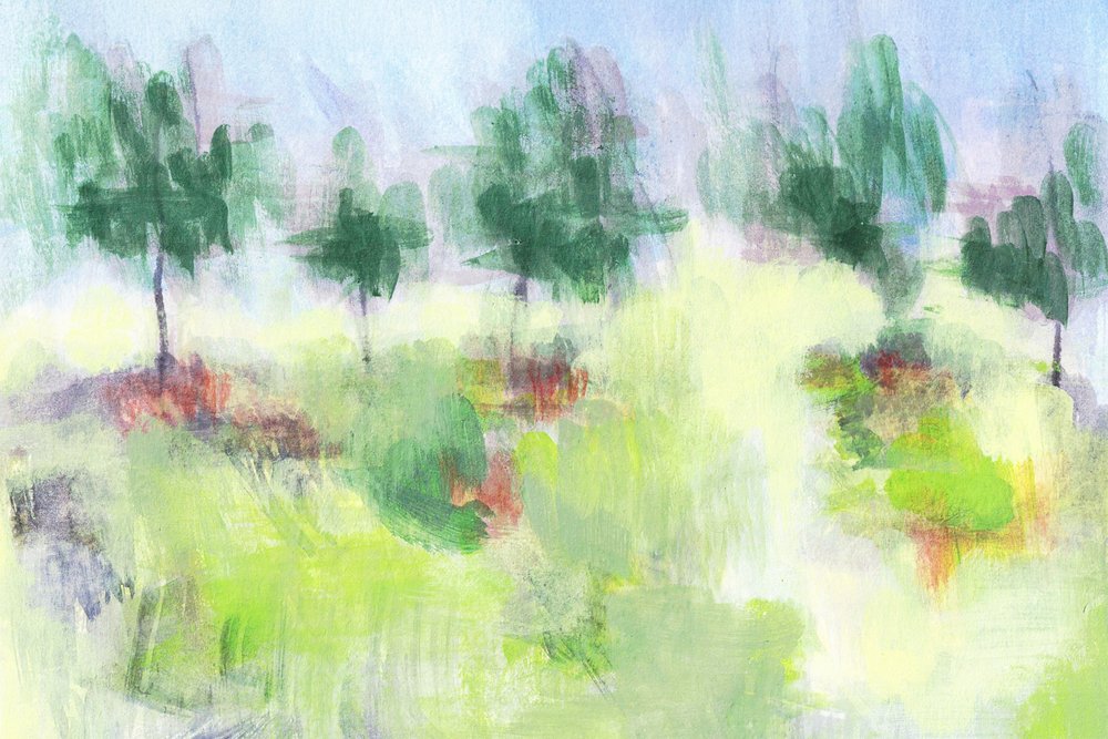 Paysage verdoyant et enchanteur - Lori Ann Folz