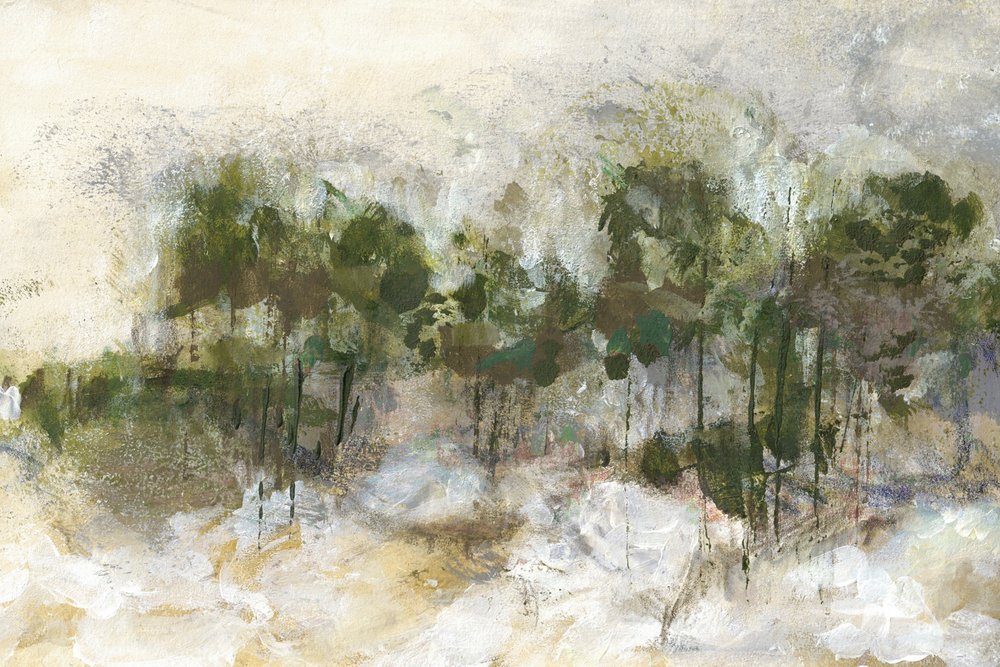 Abstraction de forêt brumeuse - Lori Ann Folz