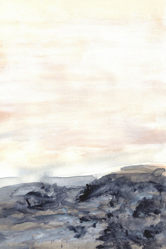 Paysage abstrait serein - Lori Ann Folz